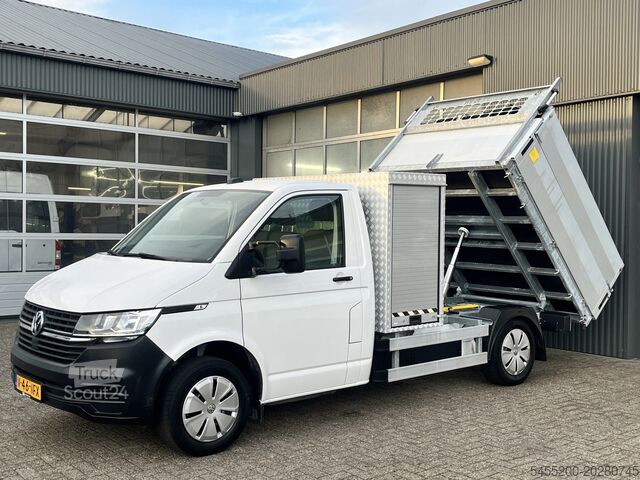 Ανατρεπόμενο φορτηγό Volkswagen Transporter 2.0 TDI 150pk T6.1 Pick up Kipper A...