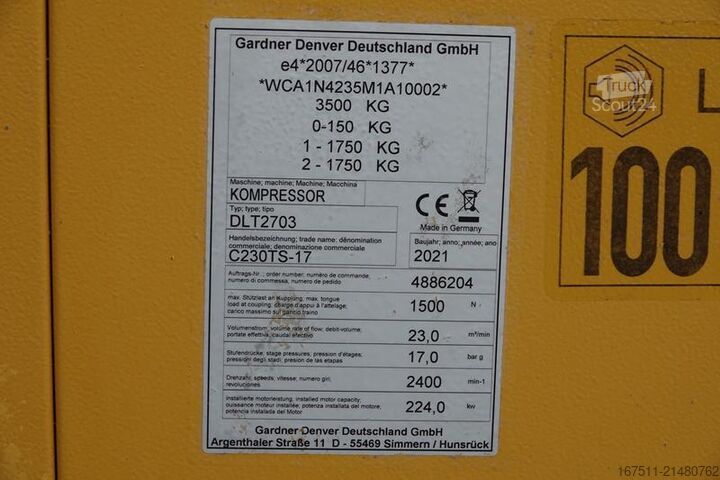 Compresseur frigorifique Compair C 230 TS - 17