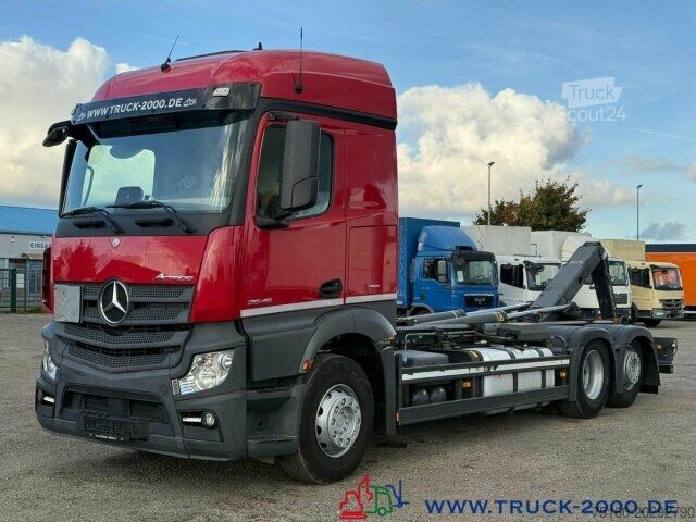 Vozidlo s hákom na kontajnery Mercedes-Benz Actros 2645 StreamSpace Meiller RS21 FB Retarder