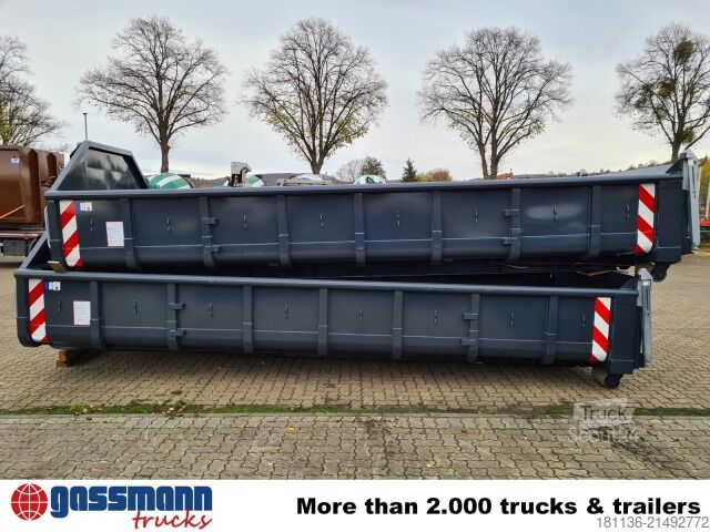 Krokcontainer  Abrollcontainer mit Klappe ca. 12m³, überfahrbar