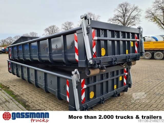 Krokcontainer  Abrollcontainer mit Klappe ca. 12m³, überfahrbar