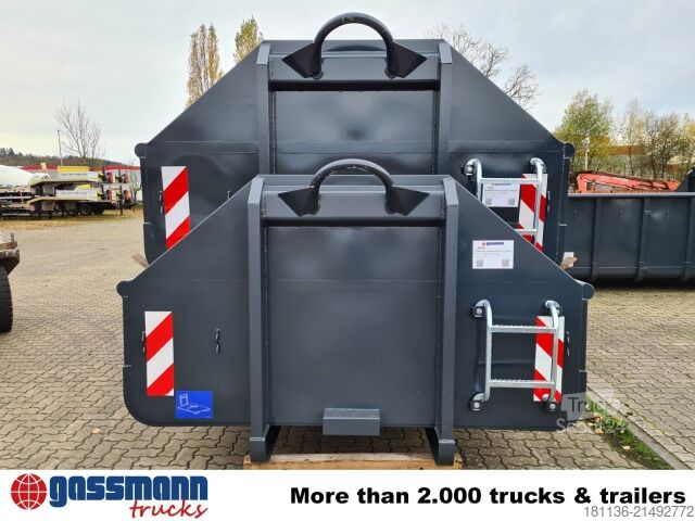 Krokcontainer  Abrollcontainer mit Klappe ca. 12m³, überfahrbar