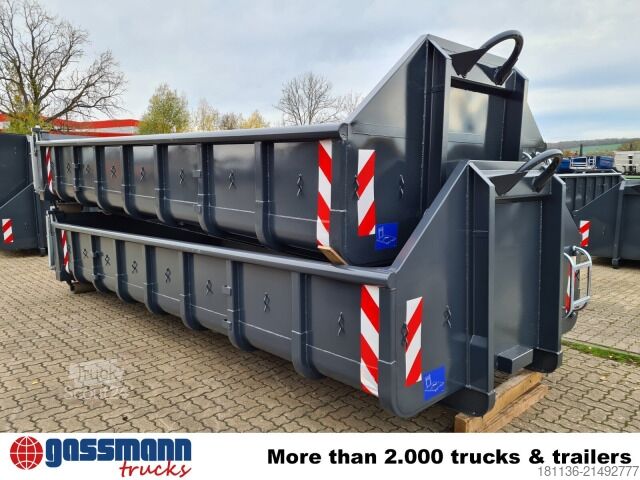 Krokcontainer  Abrollcontainer mit Klappe ca. 12m³, überfahrbar