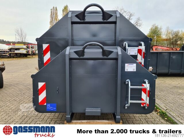 Krokcontainer  Abrollcontainer mit Klappe ca. 12m³, überfahrbar