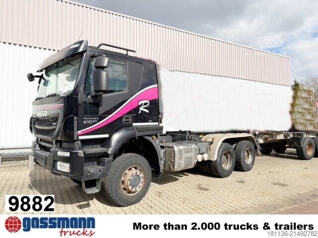 Chassi de caminhão Iveco AT260TW41 6x6, Manual, Full Steel
