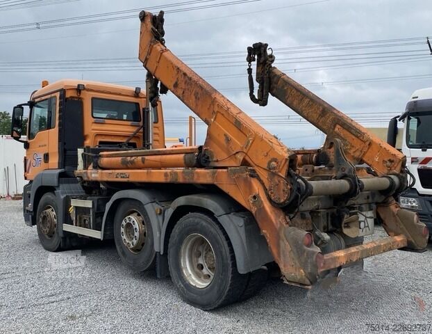 Kippers vrachtauto man TGS 26.400 6x2 Absetzer/ Autom./ Klima/ AHK Aufbau MEILLER