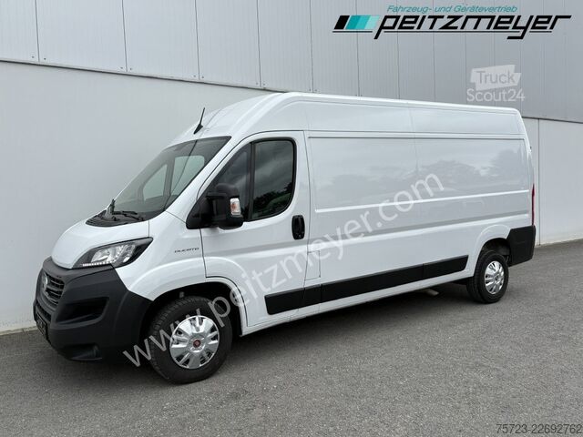 Høy tak varebil Fiat Ducato Kasten lang+hoch, 160PS, Klima, AHK 2,5 t., Navi