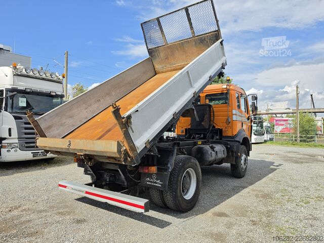 Tre-sidet tipbil Mercedes-Benz 1824 AK/ 36 V6 Blatt/Blatt Manual