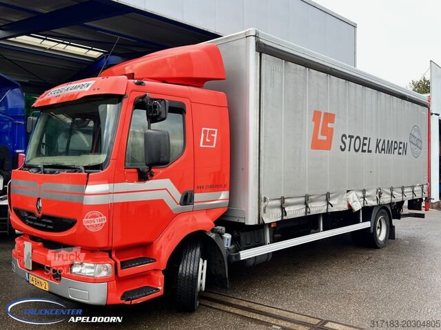 Liukuva pressu Renault MIDLUM 220 DCI, Manuel, Euro 5