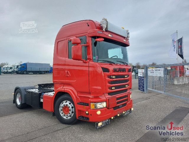 Gevaarlijke stoffen vrachtwagen Scania R 450 ADR FL,EX/III deutsches Fahrzeug TOP Zustand