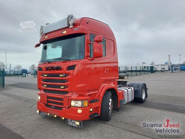 Gevaarlijke stoffen vrachtwagen Scania R 450 ADR FL,EX/III deutsches Fahrzeug TOP Zustand