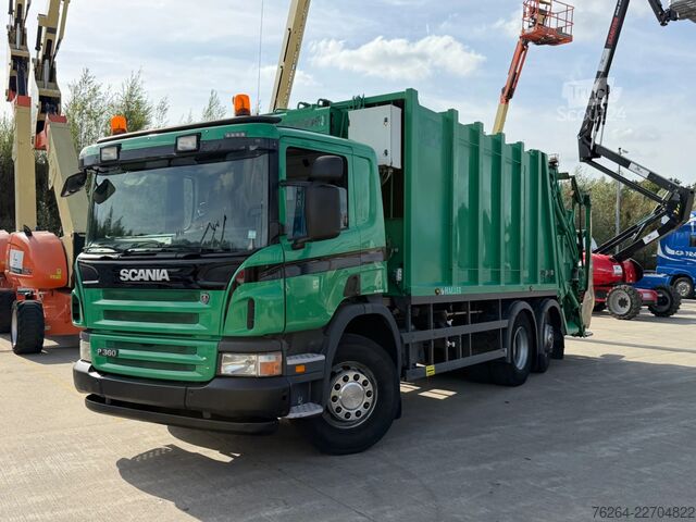 Šiukšlių surinkimo transporto priemonė Scania P360 6x2 GARBAGE HALLER EURO5