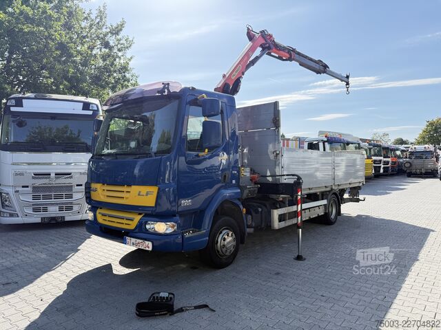 Krautuvas sumontuotas ant sunkvežimio Daf LF 210.12 Kran Palfinger 4501