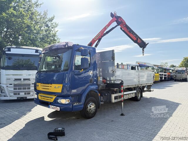 Krautuvas sumontuotas ant sunkvežimio Daf LF 210.12 Kran Palfinger 4501