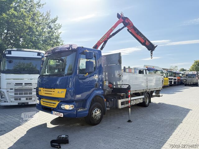 Platforminis sunkvežimis Daf LF 210.12 Kran Palfinger 4501