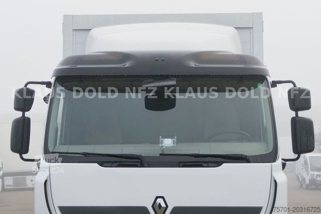 Tenteli düz yataklı kamyon RENAULT Premium 430 Getränkewagen Lift-/Lenkachse EU5