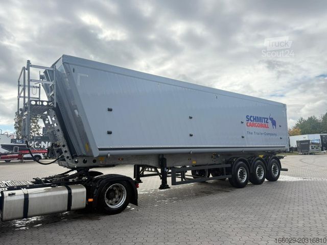 Tiptrailer SCHMITZ CARGOBULL SCB S3D Alu Kipper 60m³ Fast Neuwertig OKUSLIDE