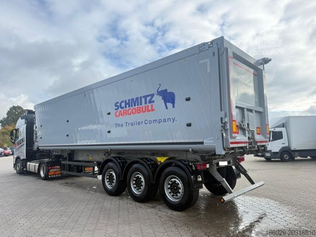 Tiptrailer SCHMITZ CARGOBULL SCB S3D Alu Kipper 60m³ Fast Neuwertig OKUSLIDE