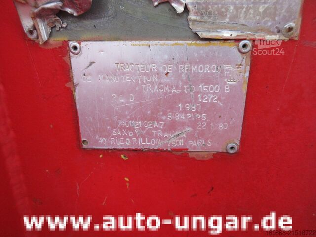 çekici traktör Tracma TD1500 B Schubbügel - Schlepper Indenor