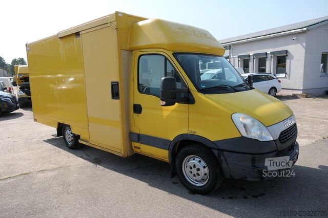 Transporter mit Koffer iveco Daily 35 S11 C30C AUTOMATIK KAMERA Regale LUFT DURCHGANG EURO-5 CoC