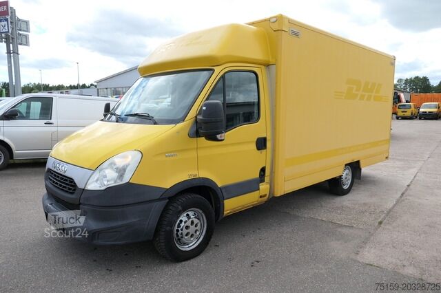 Transporter mit Koffer iveco Daily 35 S11 C30C AUTOMATIK KAMERA Regale LUFT DURCHGANG EURO-5 CoC
