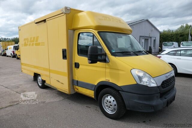 Transporter mit Koffer iveco Daily 35 S11 C30C AUTOMATIK KAMERA Regale LUFT DURCHGANG EURO-5 CoC