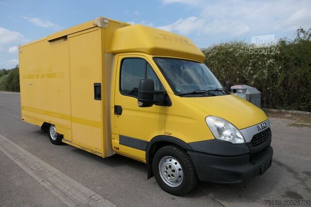 Transporter mit Koffer iveco Daily 35 S11 C30C AUTOMATIK KAMERA Regale LUFT DURCHGANG EURO-5 CoC