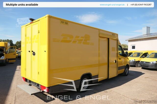Vrachtwagen met bakwagen mercedes-benz SPRINTER 310 CDI MAXI EURO-5 KOFFER REGALE KAMERA DURCHGANG
