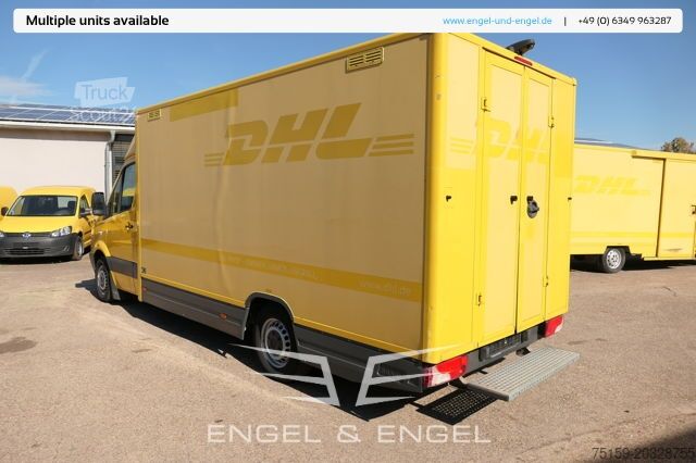 Vrachtwagen met bakwagen mercedes-benz SPRINTER 310 CDI MAXI EURO-5 KOFFER REGALE KAMERA DURCHGANG