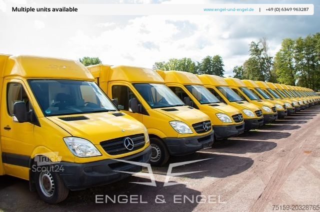 Skåpbil mercedes-benz SPRINTER 310 CDI MAXI EURO-5 KOFFER REGALE KAMERA DURCHGANG