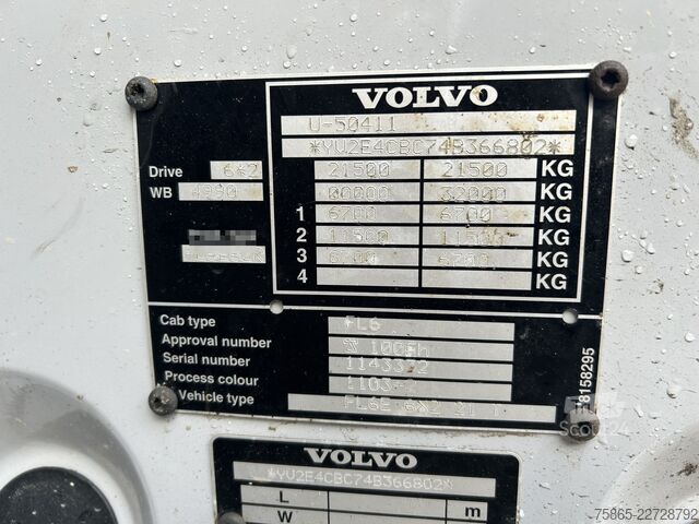 Lona corredera Volvo FL 6E 220 Euro 3 / Curtainside / Loadlift / Get...