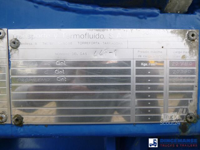 Tanque TYT Gas tank steel 48.4 m3 / 1 comp + pump