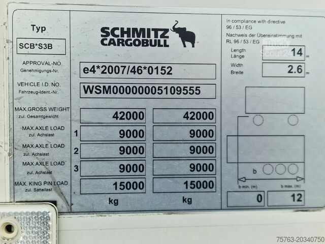 Gekoeld/bevroren transport SCHMITZ CARGOBULL SCB*S3B Thermoking SLX400e Frigo - Zepro loadli...