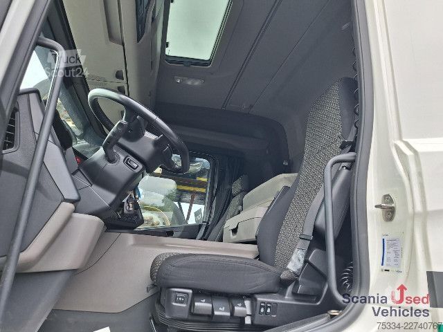 Telaio camion Scania P 320 B4x2LB - Glasaufbau!!! mit HIAB 138 ES-3 Kra