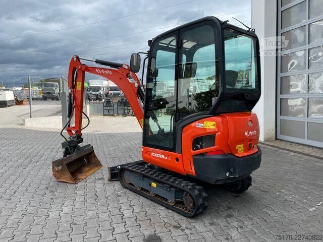Minibagr Kubota KX019-4 / nur 299h / 2024 / Löffelpaket