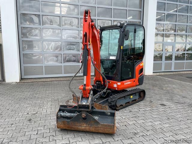Minibagr Kubota KX019-4 / nur 299h / 2024 / Löffelpaket