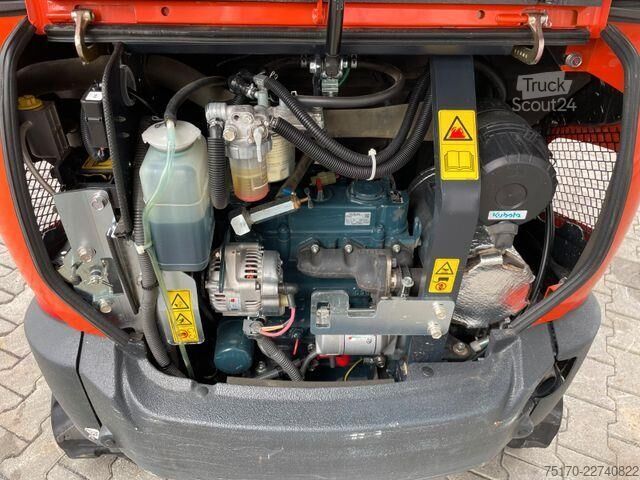 Minibagr Kubota KX019-4 / nur 299h / 2024 / Löffelpaket