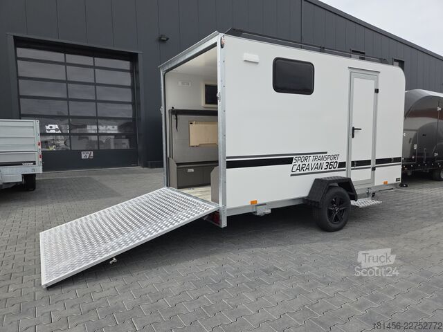 Caravane/camping-car trailershop TFS 360 Motorrad Reise Sport Camper Bett