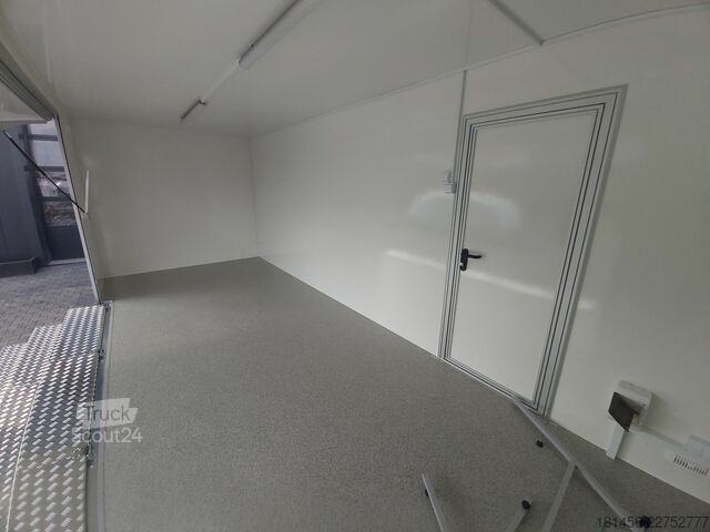Remorque de vente trailershop mobiler Messestand Infostand 600x230cm