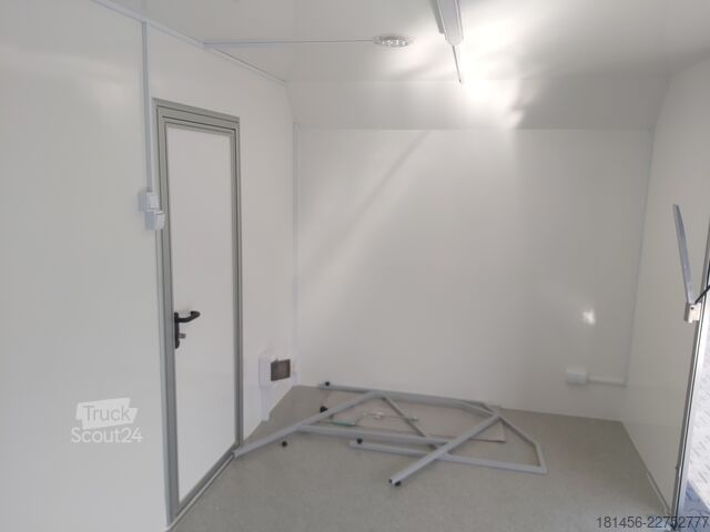 Remorque de vente trailershop mobiler Messestand Infostand 600x230cm