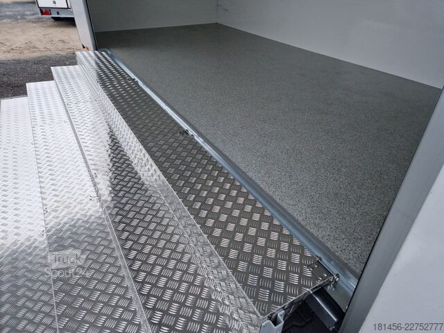 Remorque de vente trailershop mobiler Messestand Infostand 600x230cm