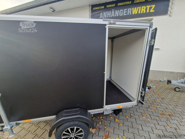 Remorcă carosată Variant Kofferanhänger Heckrampe Seitentür black