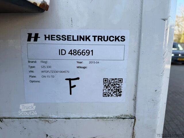 Transport réfrigéré/congélé Fliegl SZS 330 Thermo King SLX 200 D+E -30 +30 AS-1 Li...