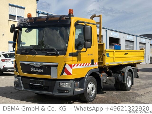 Kippiauto MAN TGL 12.250*E6b*AHK*3-Seitenkipper*Bordwände*TÜV*