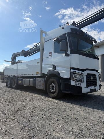 Jeřáb na nákladním automobilu RENAULT C HIAB 232 5 Hydraulisch 2 MECHANISCH FUNKFERNST