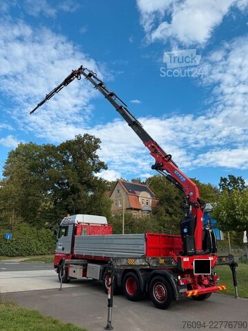 Macara montată pe camion MAN TGS 35.480 8x4 KRAN+JIB 32m Kipper 5/6 Steuerkre