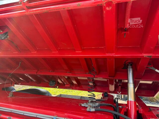 Macara montată pe camion MAN TGS 35.480 8x4 KRAN+JIB 32m Kipper 5/6 Steuerkre