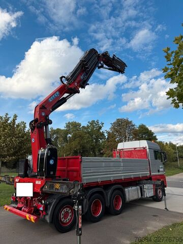 Basculantă MAN TGS 35.480 8x4 KRAN+JIB 32m Kipper 5/6 Steuerkre