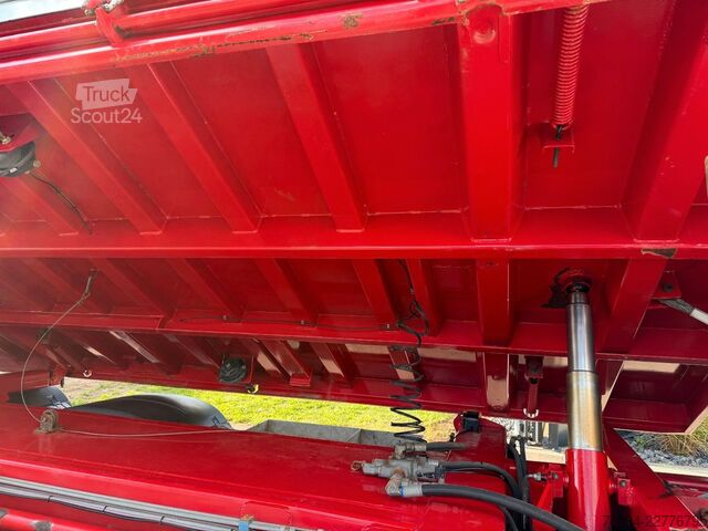 Basculantă MAN TGS 35.480 8x4 KRAN+JIB 32m Kipper 5/6 Steuerkre