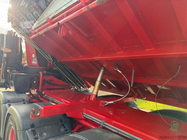 Basculantă MAN TGS 35.480 8x4 KRAN+JIB 32m Kipper 5/6 Steuerkre